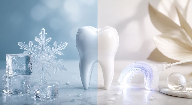 שן בין קוביות קרח לערכת הלבנה